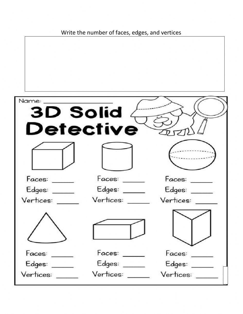 3 D shapes edges, vertices, and edges worksheet | Live Worksheets 3-d-shapes-edges-vertices-and-edges-worksheet-live-worksheets