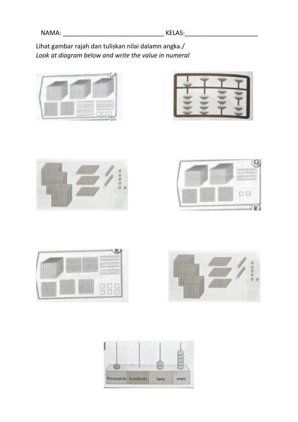 Numbers up to 10 000