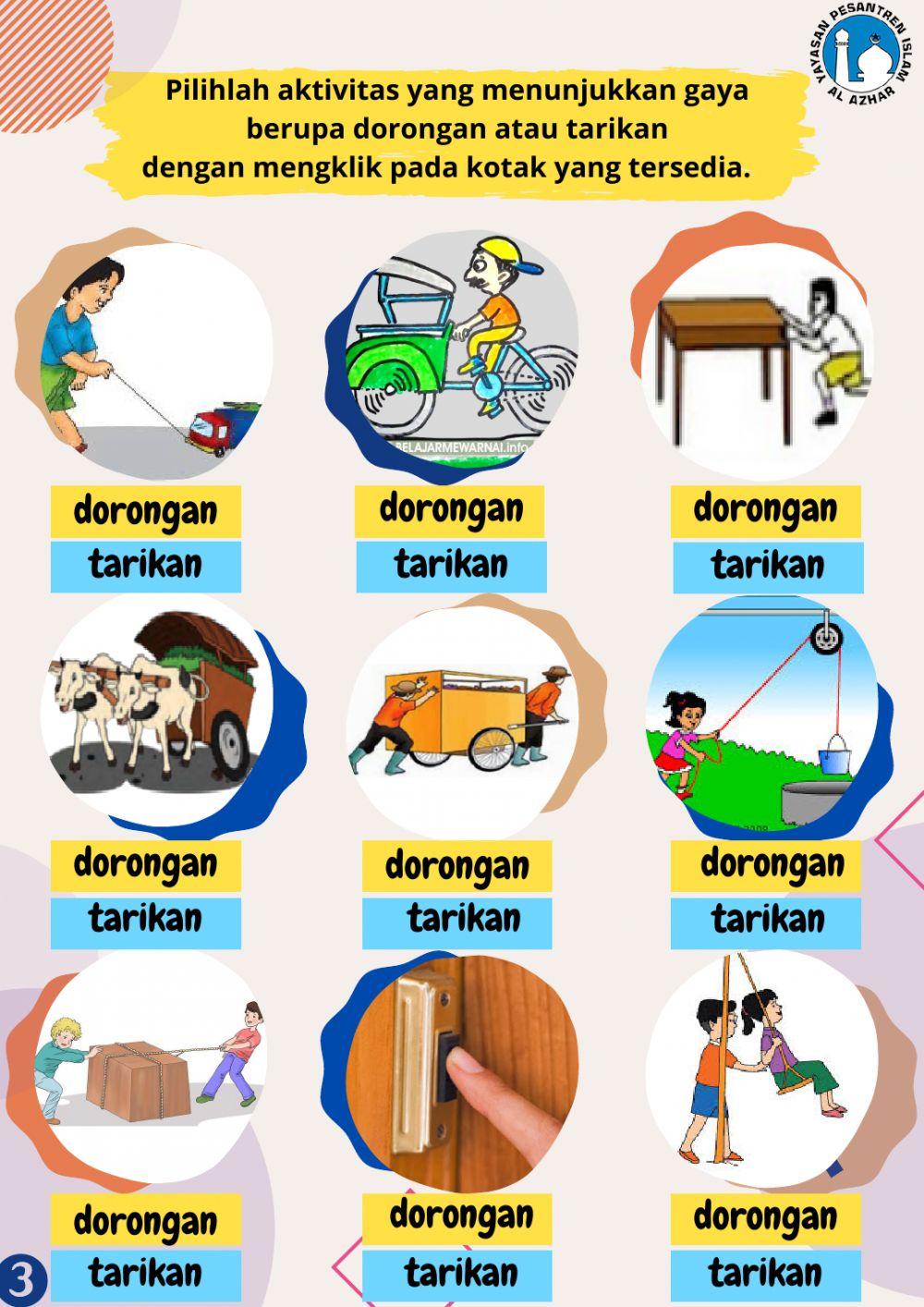 Latihan Macam-Macam Gaya Tema 6