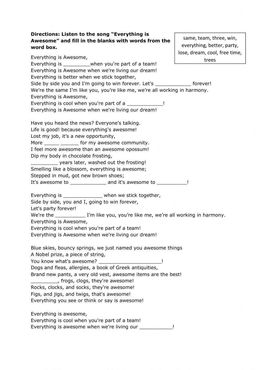 Everything is awesome 668910 | Beckygrape |