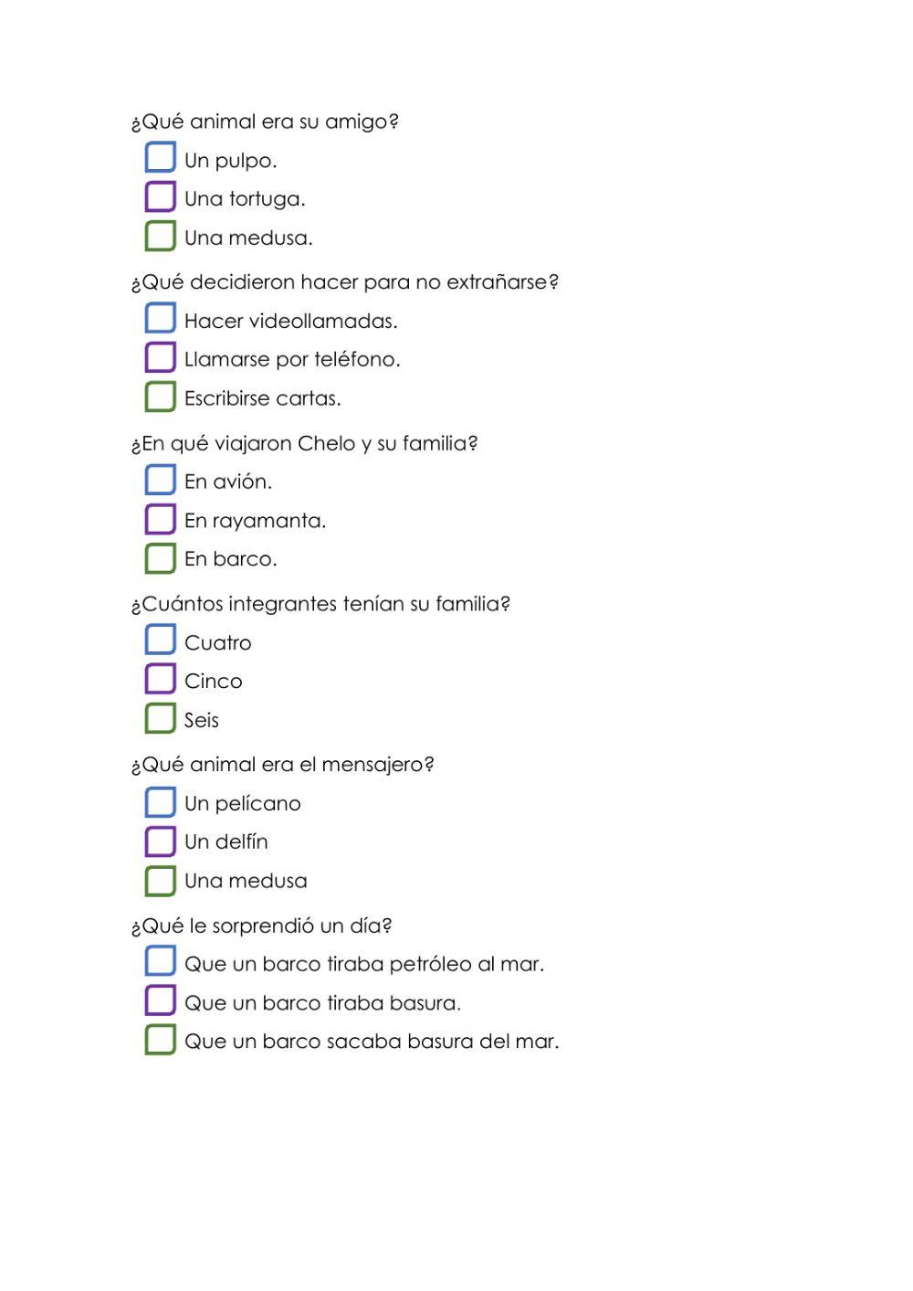 Las vacaciones de Chelo