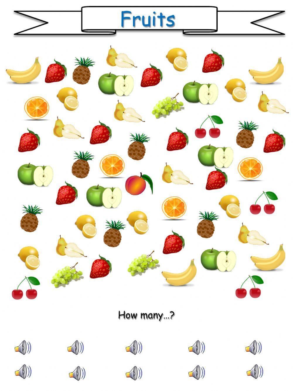How many fruits?