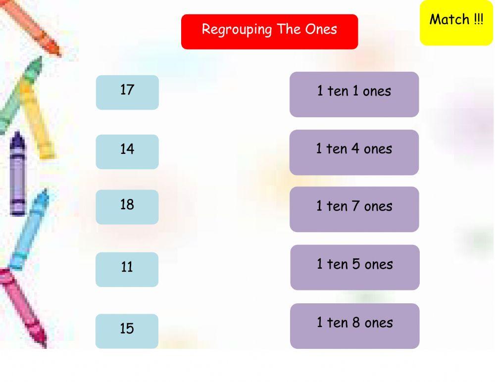 Addition With Regrouping Ones