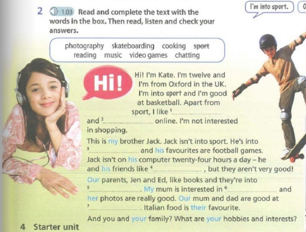 Free Time Year 5 CEFR