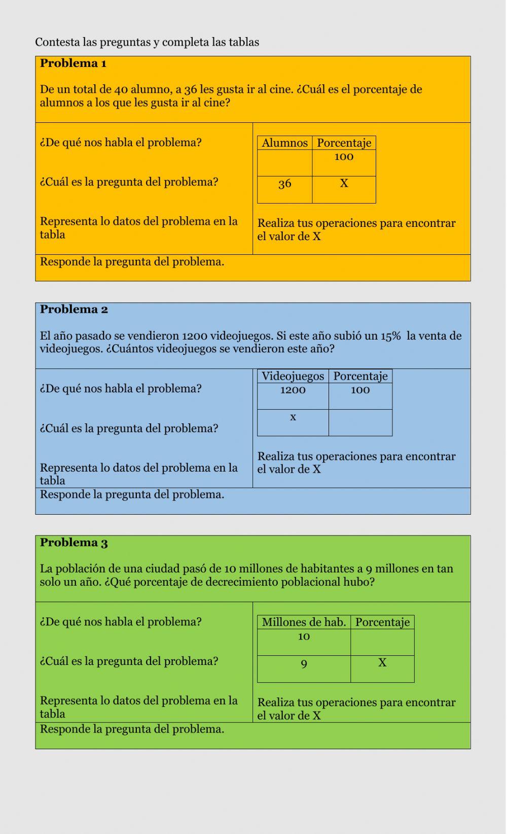 Problemas de aprendizaje