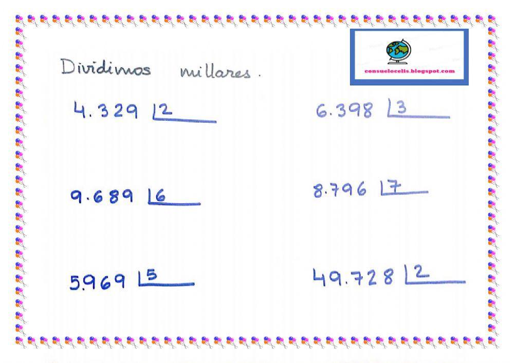 Divisones por una cifra