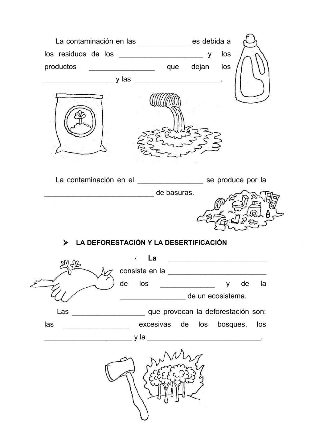 Los efectos de las personas sobre los ecosistemas