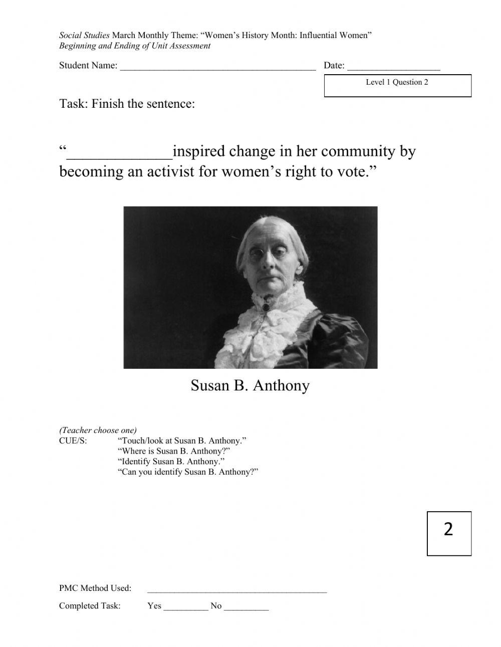 Women's History Month 6-8