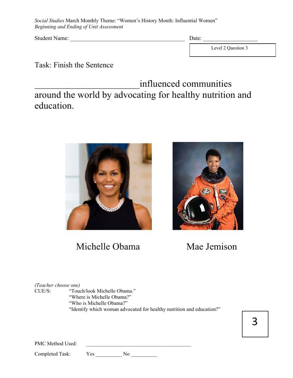 Women's History Month 6-8