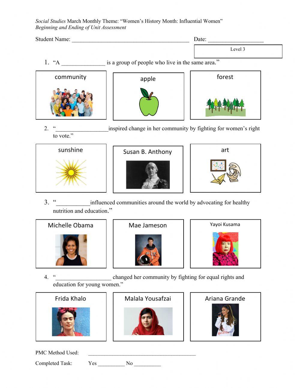 Women's History Month 6-8