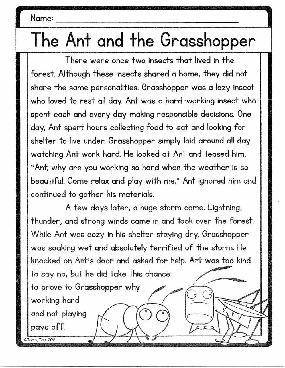 The Ant and the Grasshopper