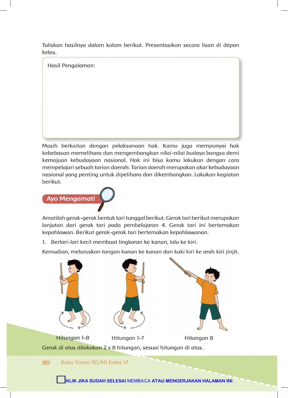 Tema 6 Sub Tema 2 Pembelajaran 6