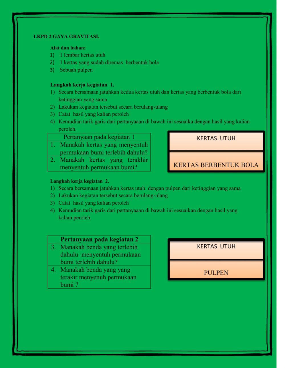 GAYA Magnet dan Lgravitasi