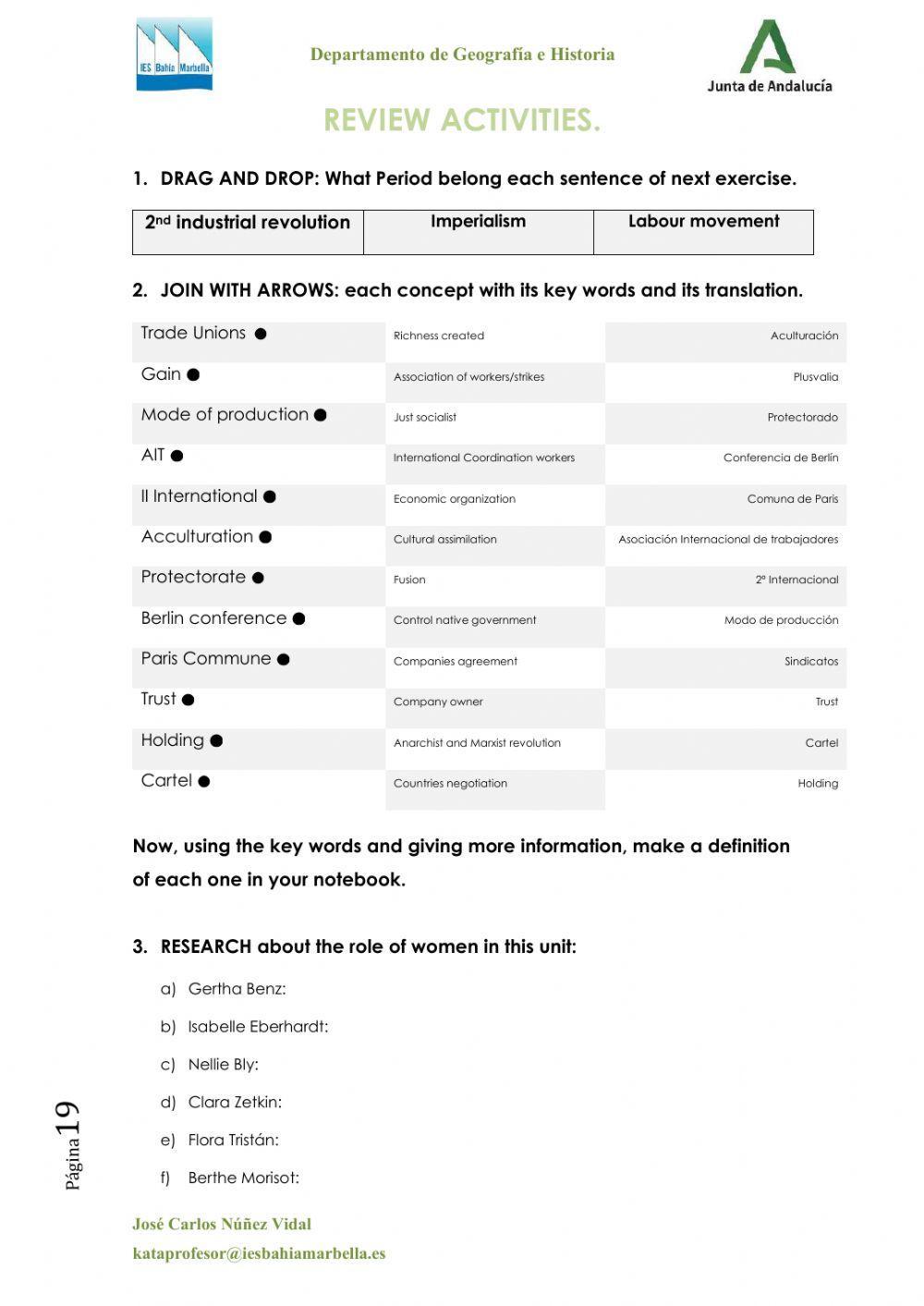 World Between 19 and 20 century