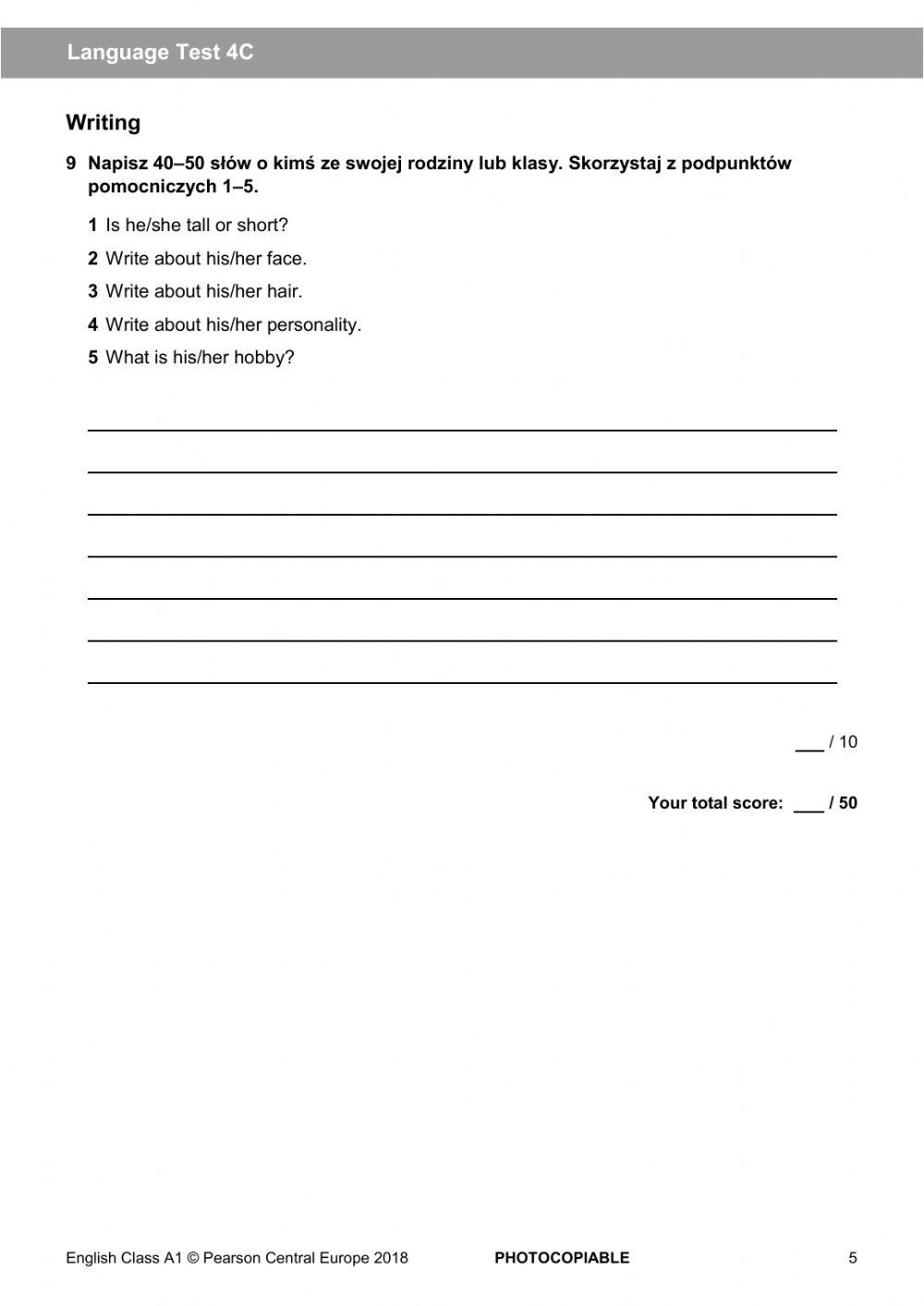 English Class A1+ Unit 4 English Class A1 unit 4 BM 4660285 | kingakazmierczakk