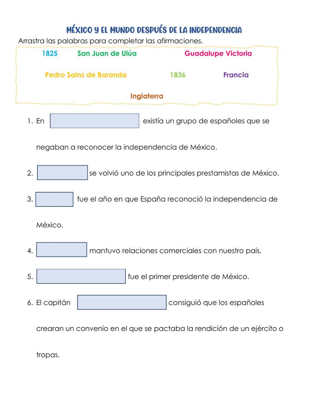 México después de la independencia