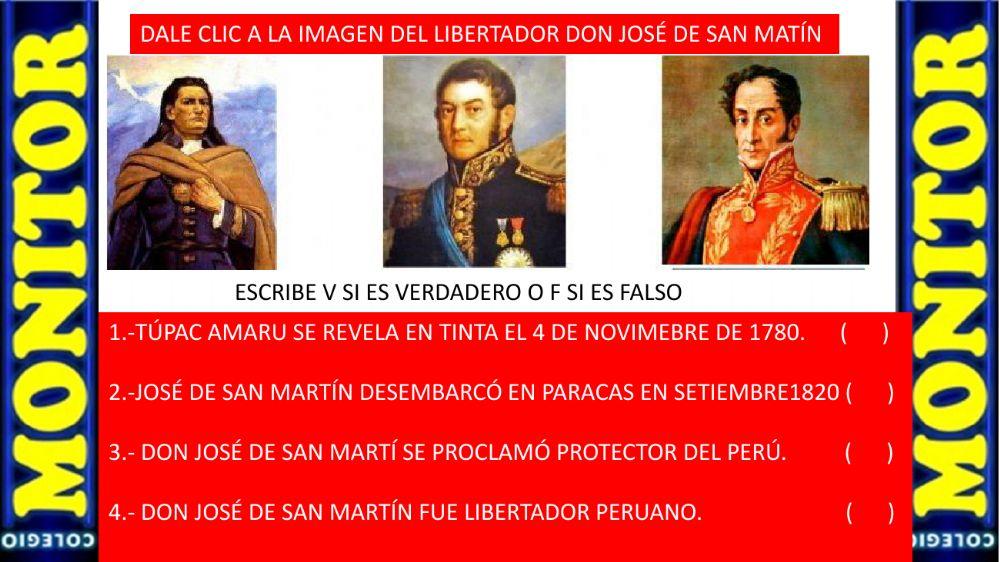 La independencia del perú