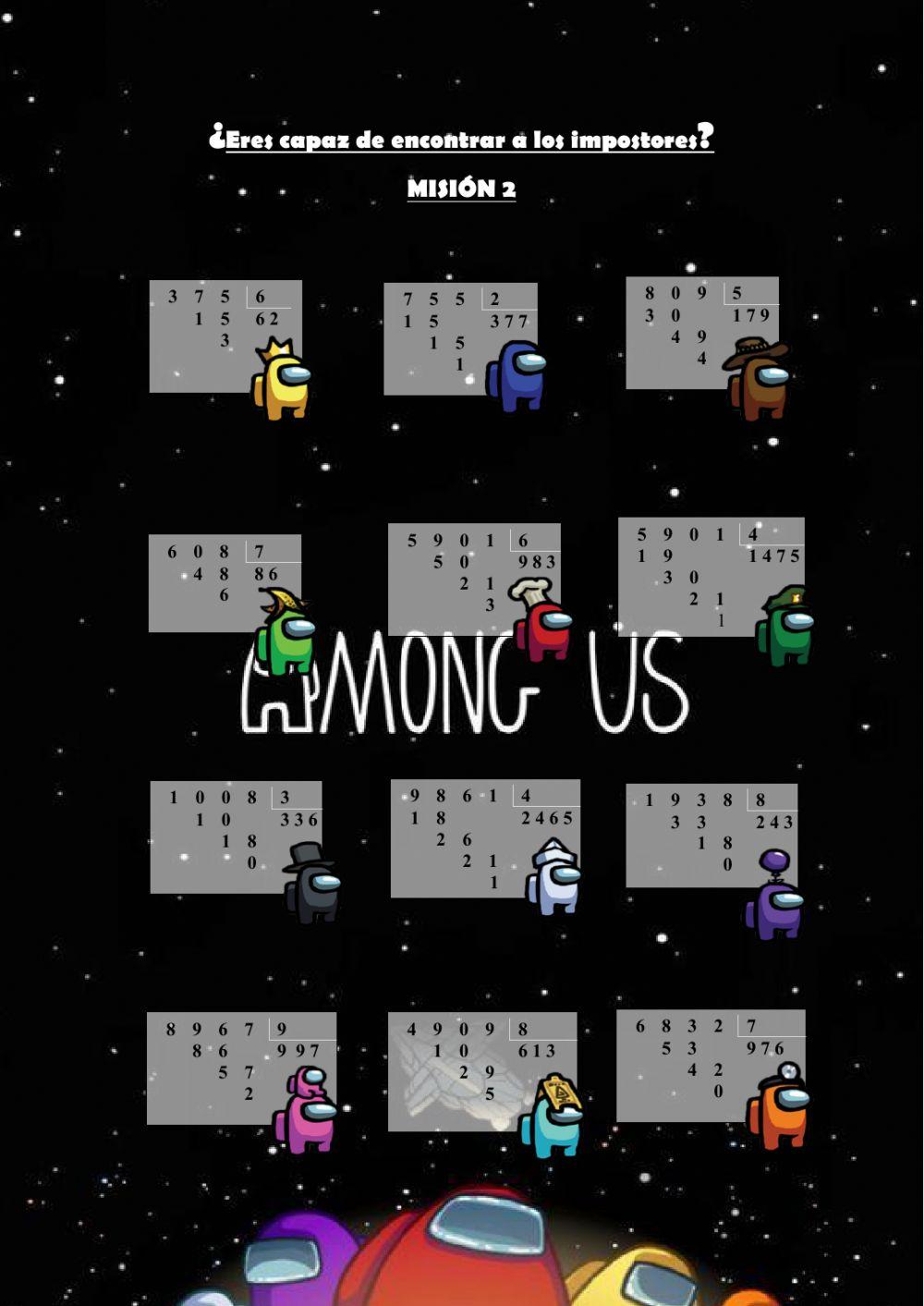 Divisiones impostores misión 2