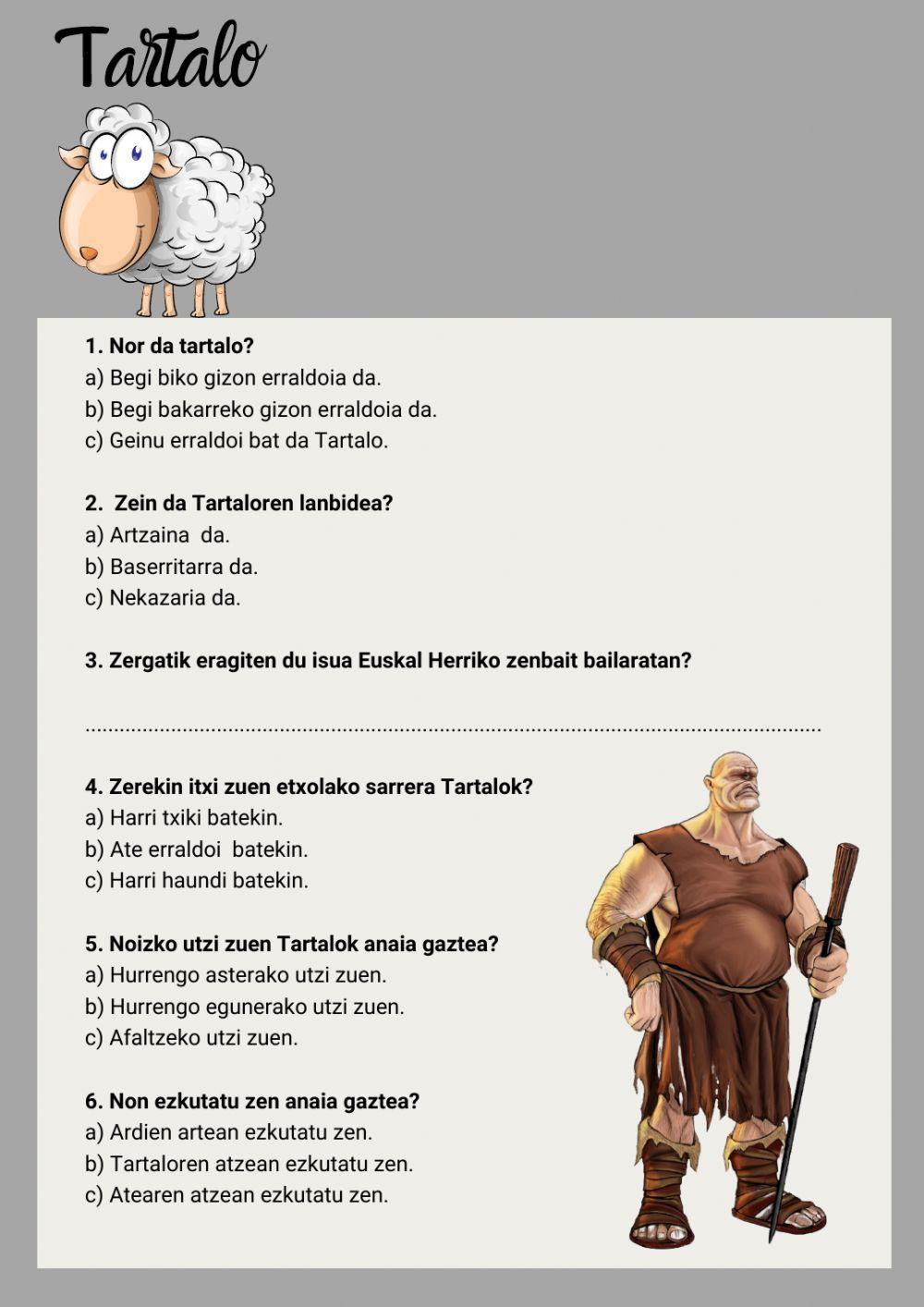 TARTALO: Entzumen-proba