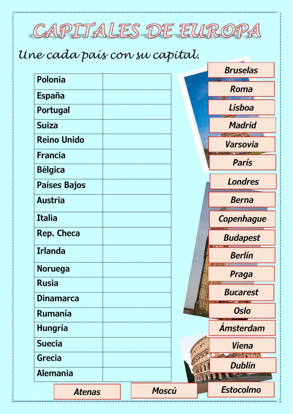 Capitales de Europa