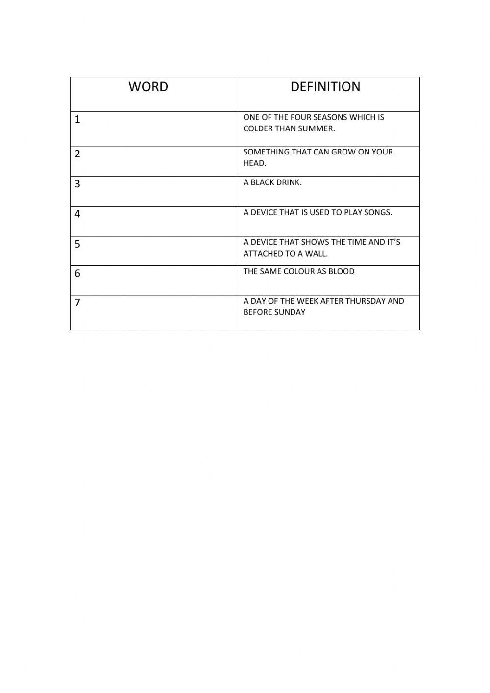 Song activity basic iii