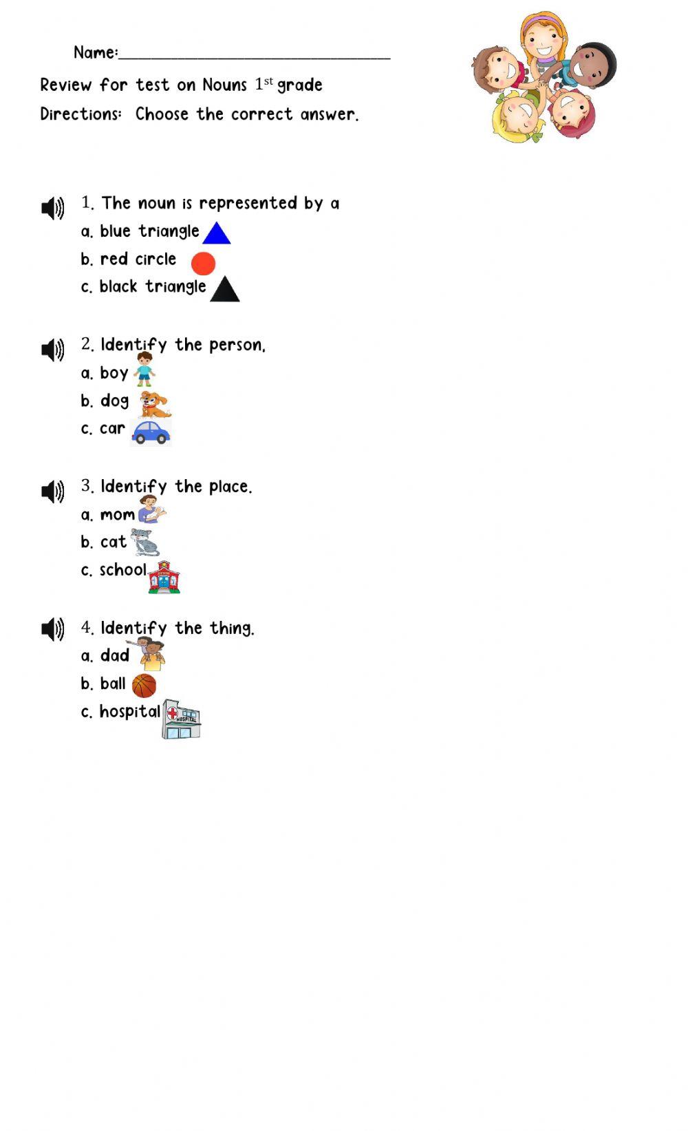 review for first grade