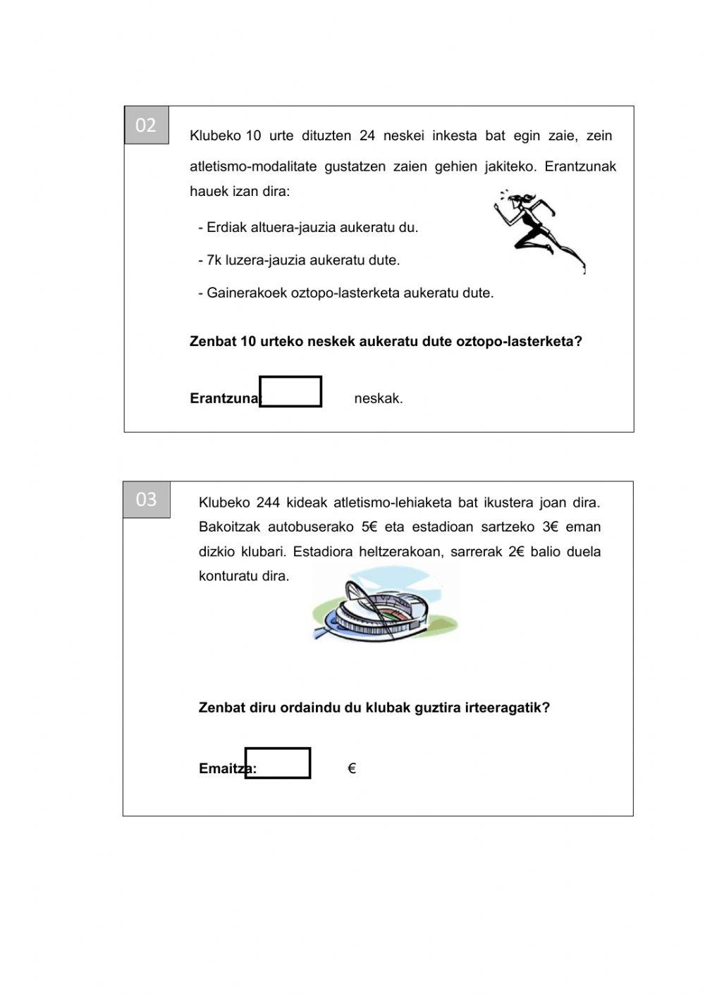 MATEMATIKA-Atletismo kluba