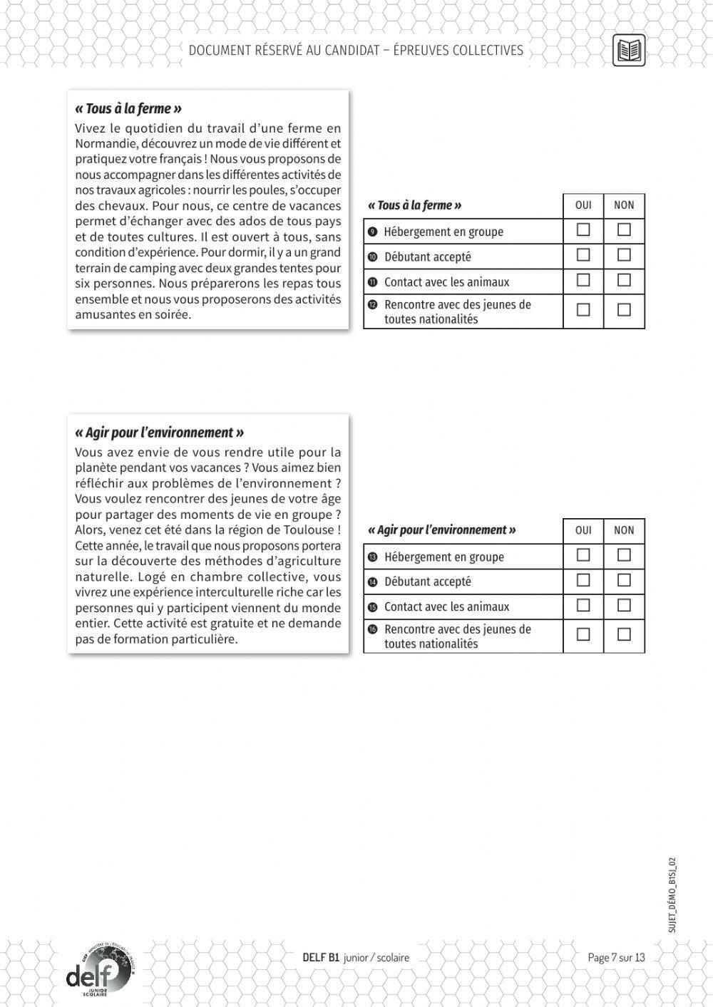 Ce delf b1 février 20221