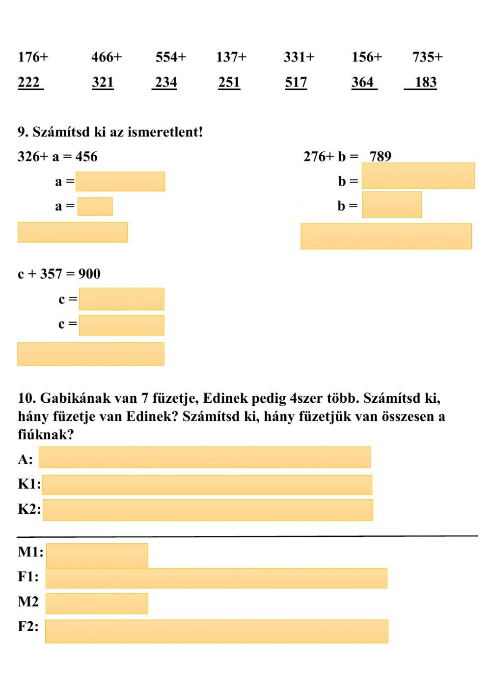 I. félév végi ismétlés 2.resz
