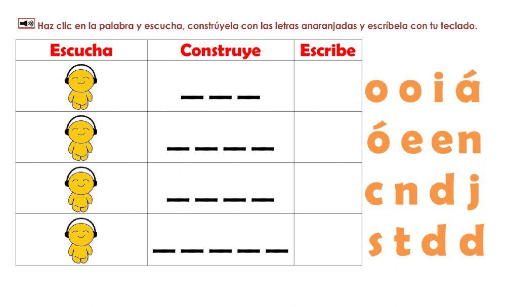 Escucha, construye, escribe 25-29 B