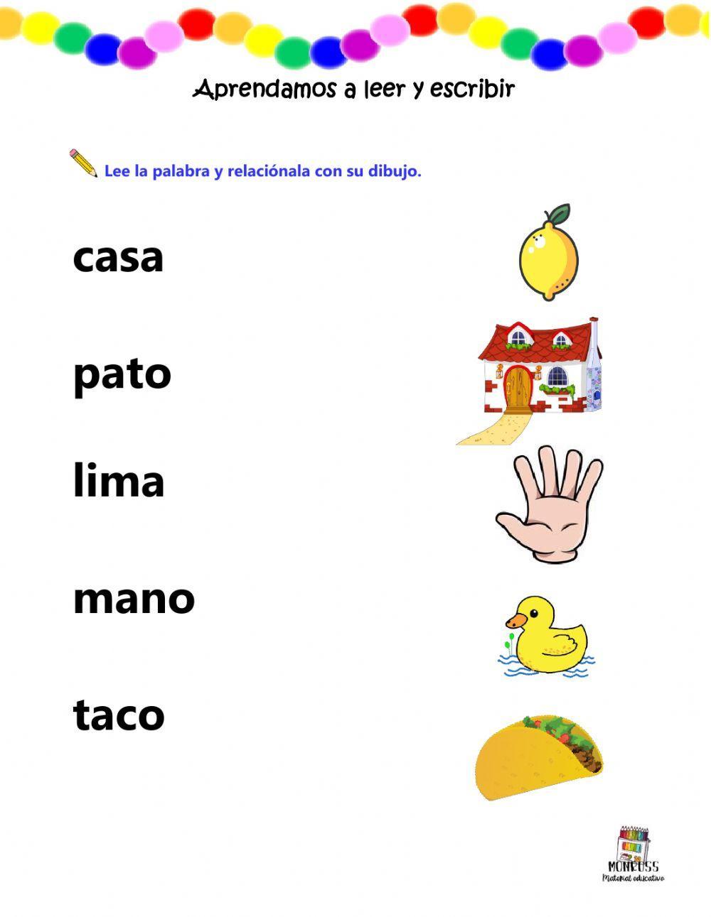 Aprendamos a leer y escribir