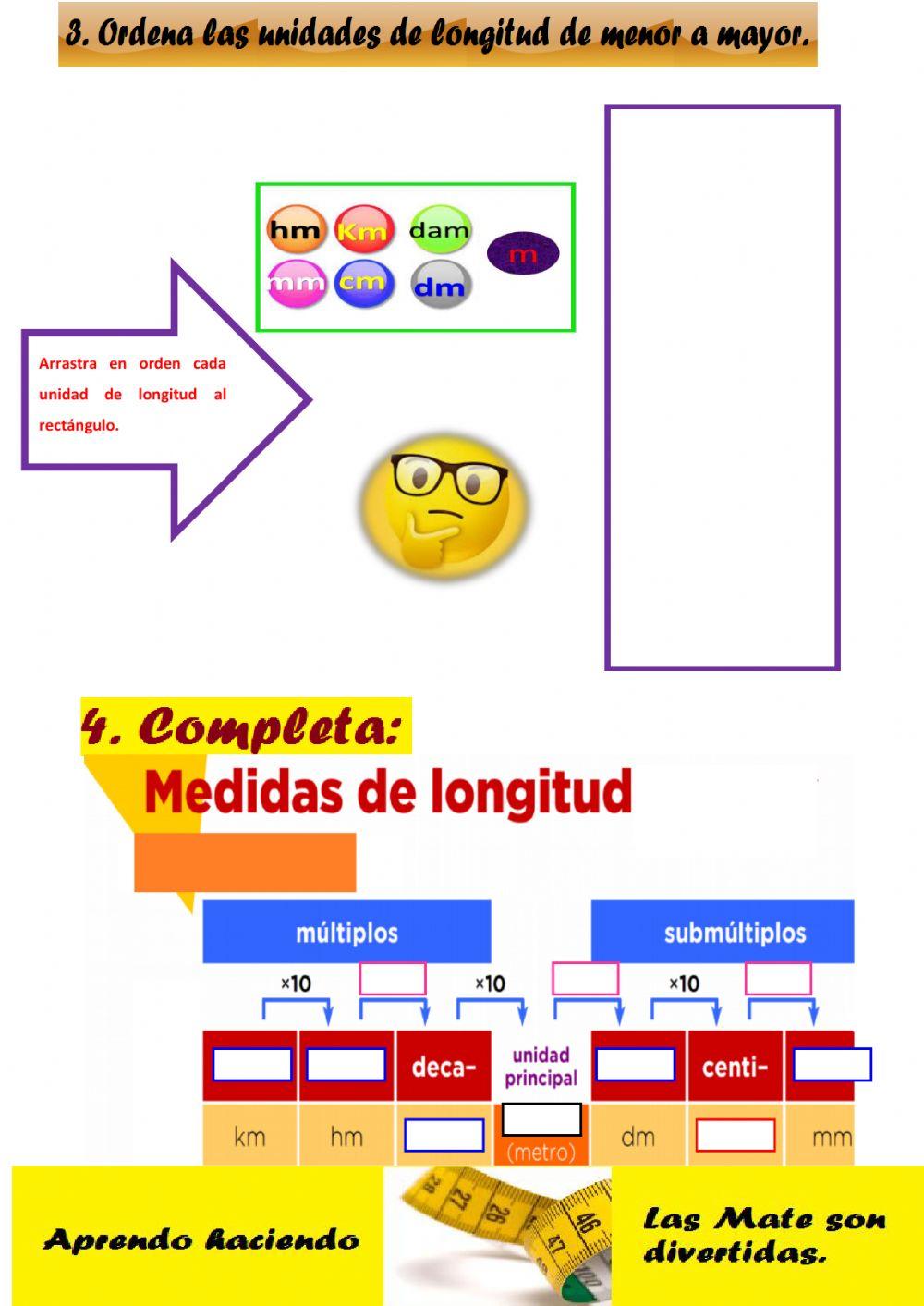 Unidades de medida -Longitud- 1