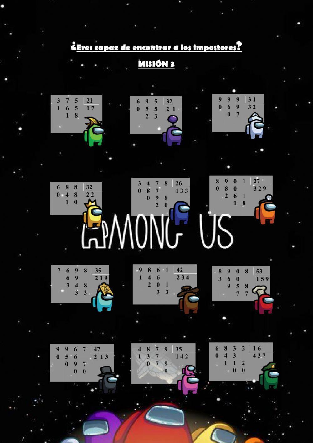 Divisiones impostores misión 3