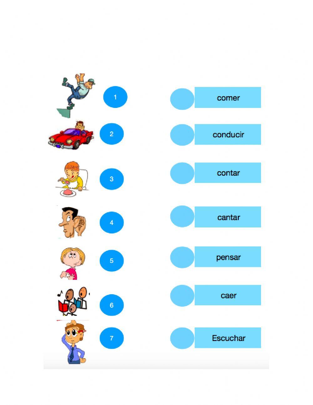 Vocabulario: Verbos en Infinitivo