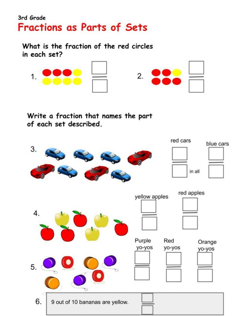 Fractions as Parts of Sets