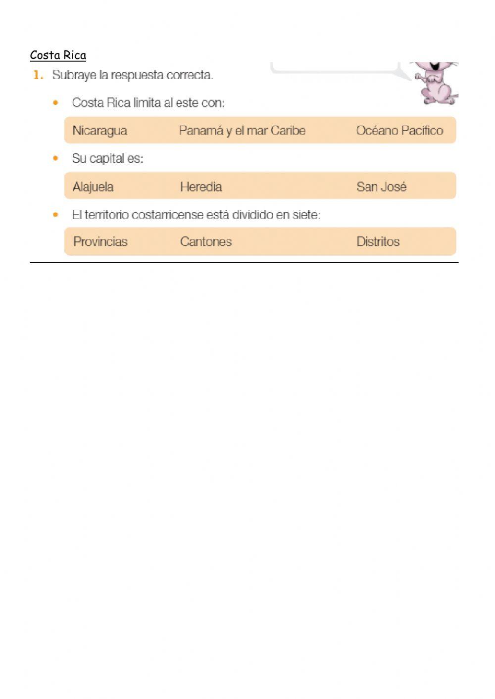 Sociales 4G-Nicaragua y Costa Rica