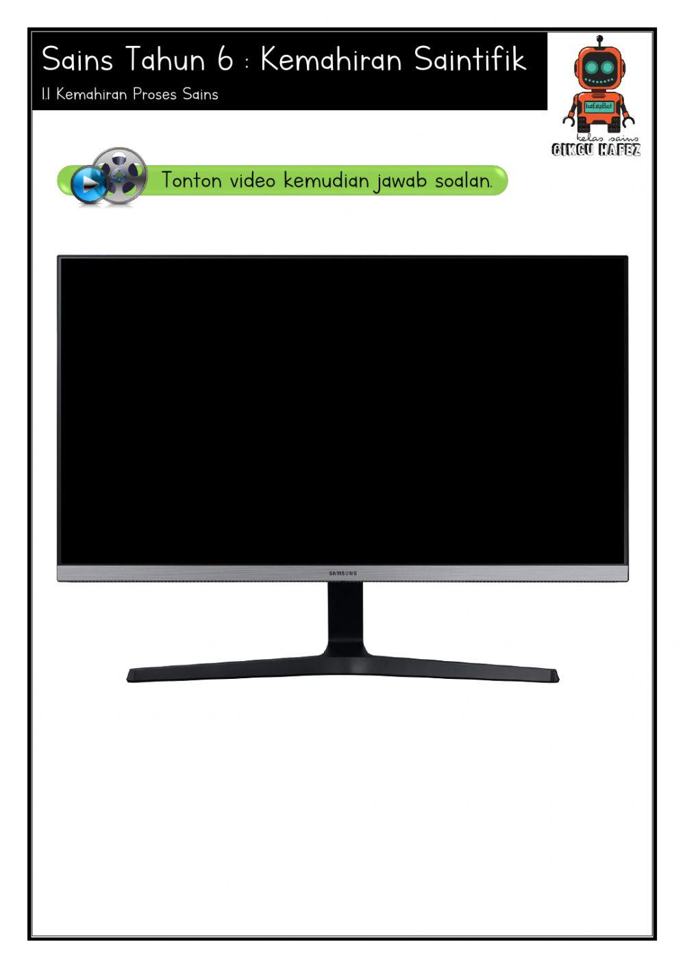 Tahun 6 - Kemahiran Proses Sains