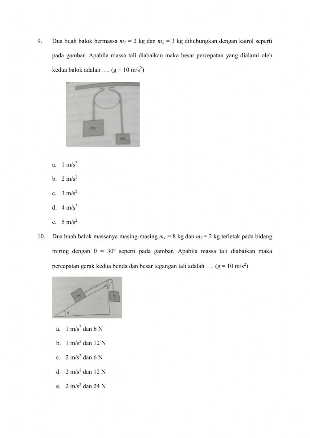 Ulangan Hrian Hukum Newton