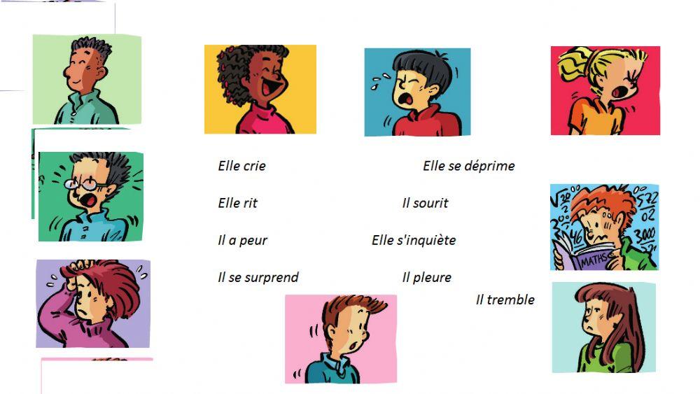 ÉMOTIONS +verbes