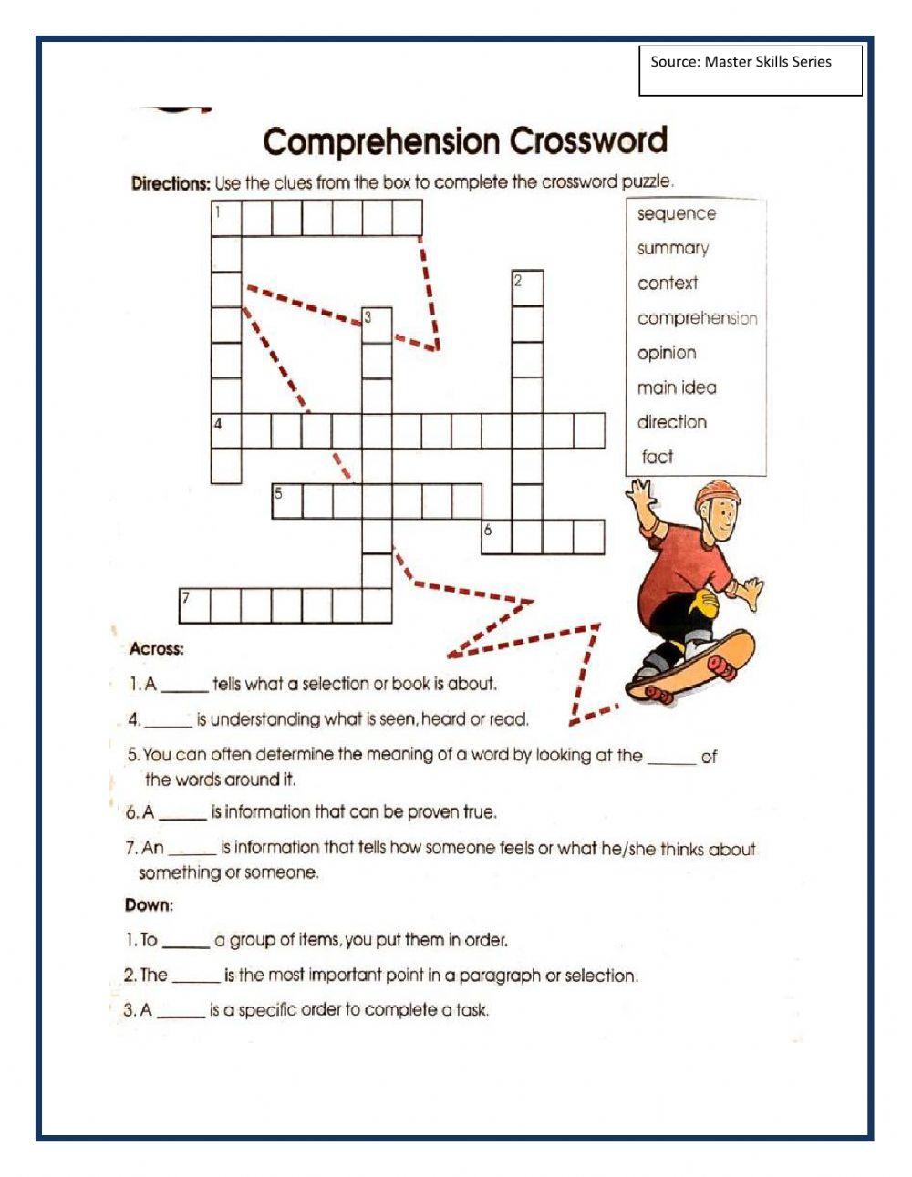 Comprehension Skills Review