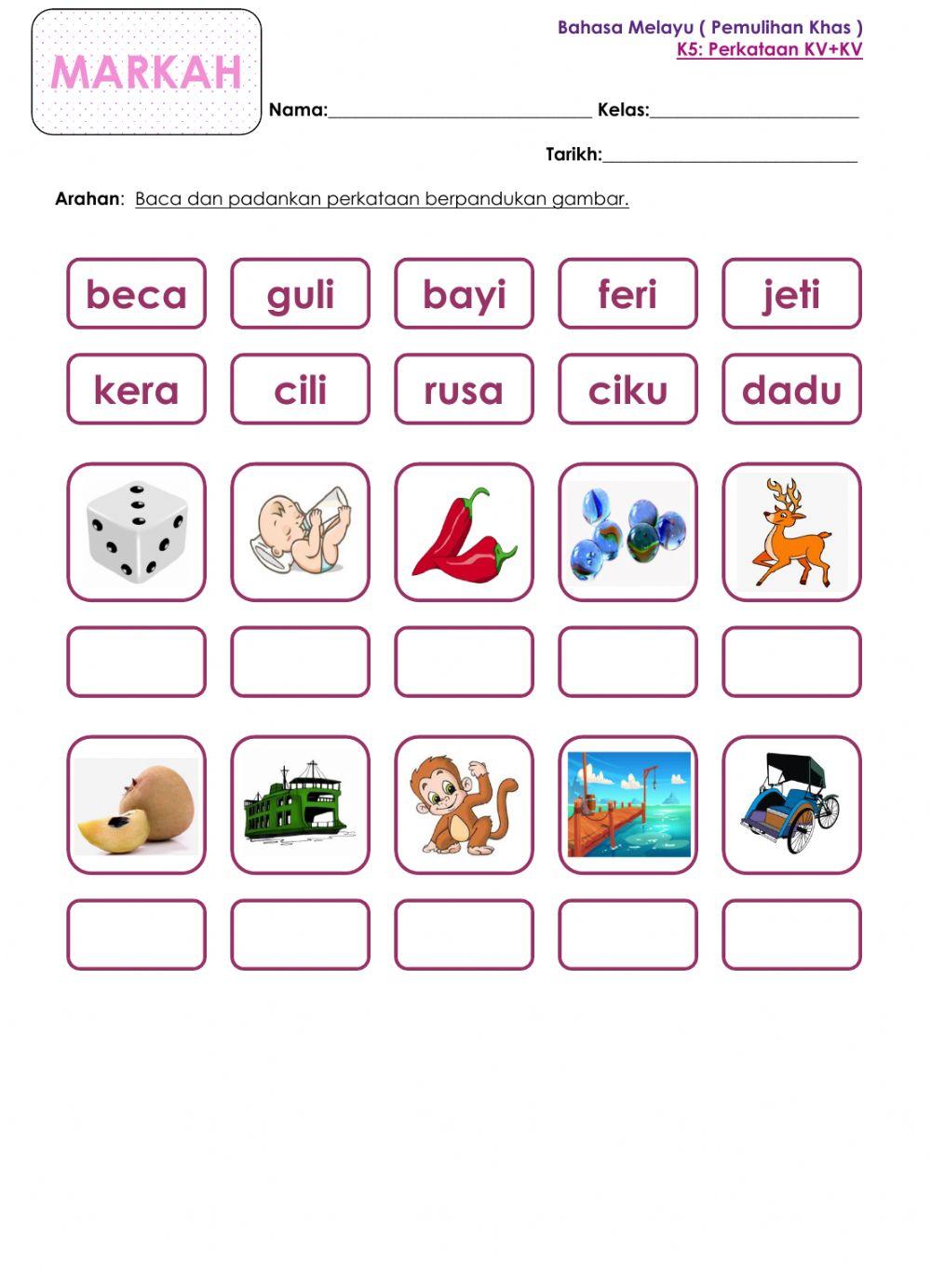 Kemahiran 5: Perkataan KV+KV