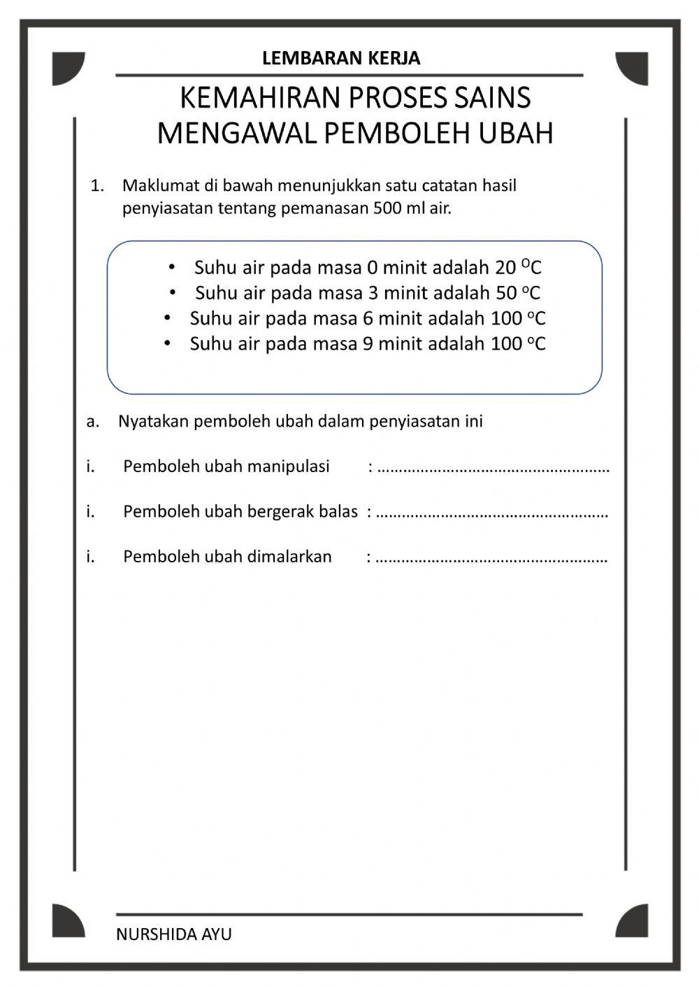 Mengawal pemboleh ubah