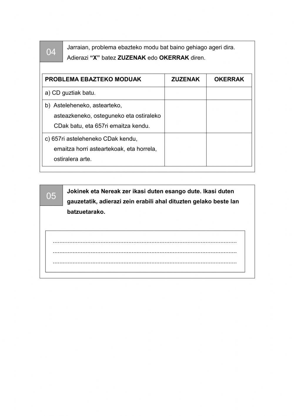 IKASTEN IKASI-JOKIN ETA NEREA BIKOTEKA IRAKURTZEN.