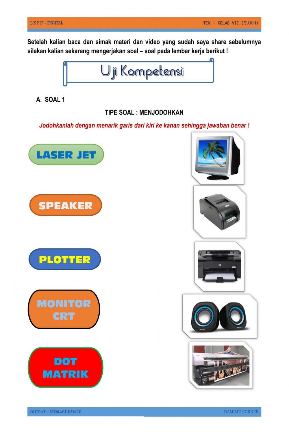 Tik - 7 - output storage device