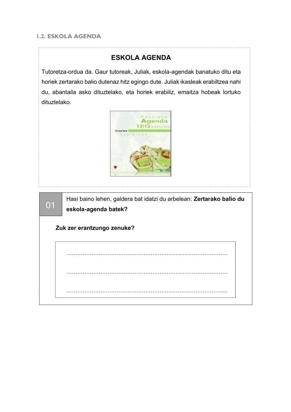 IKASTEN IKASI-LABERINTOA ETA AGENDA