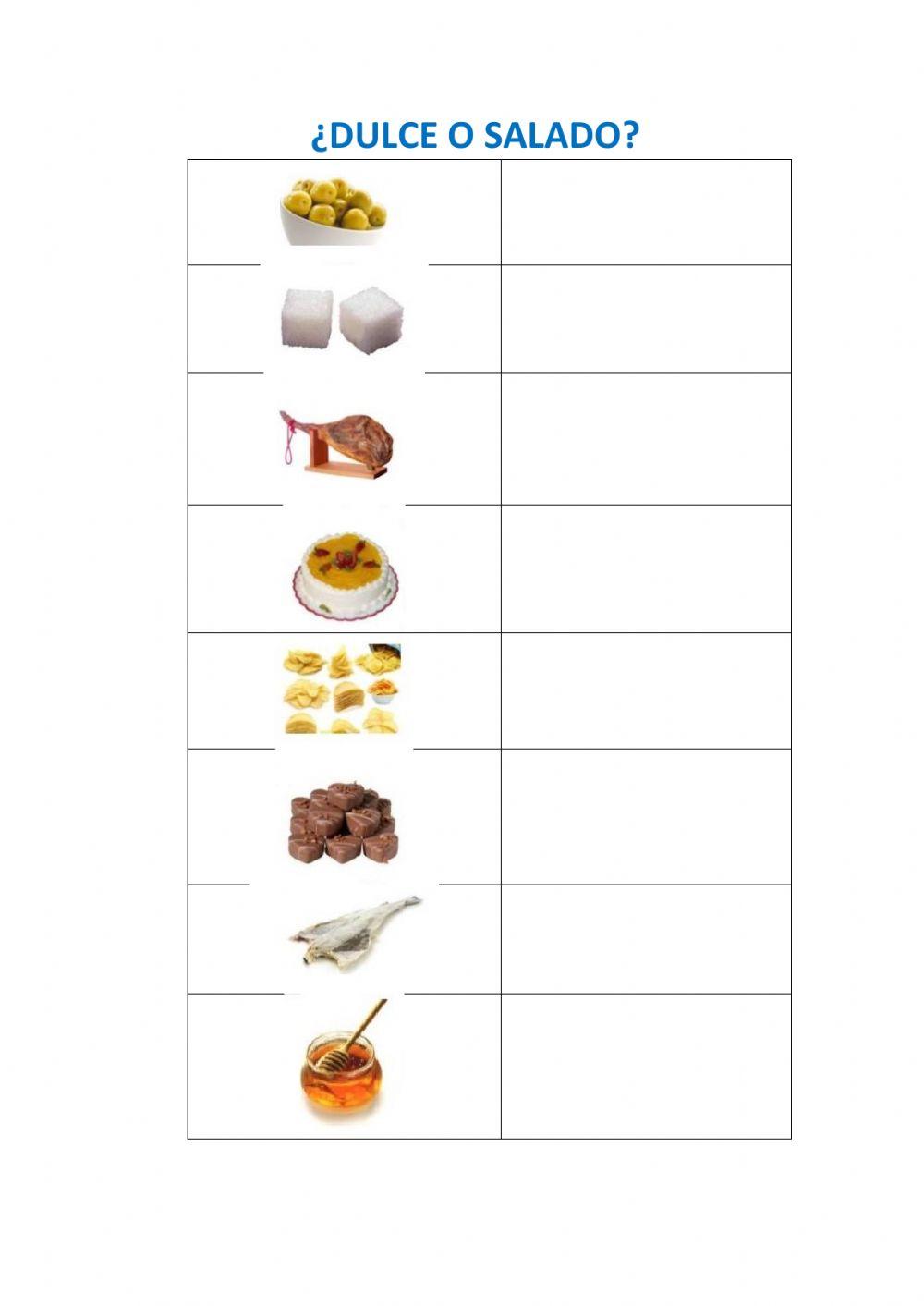 Dulce o salado