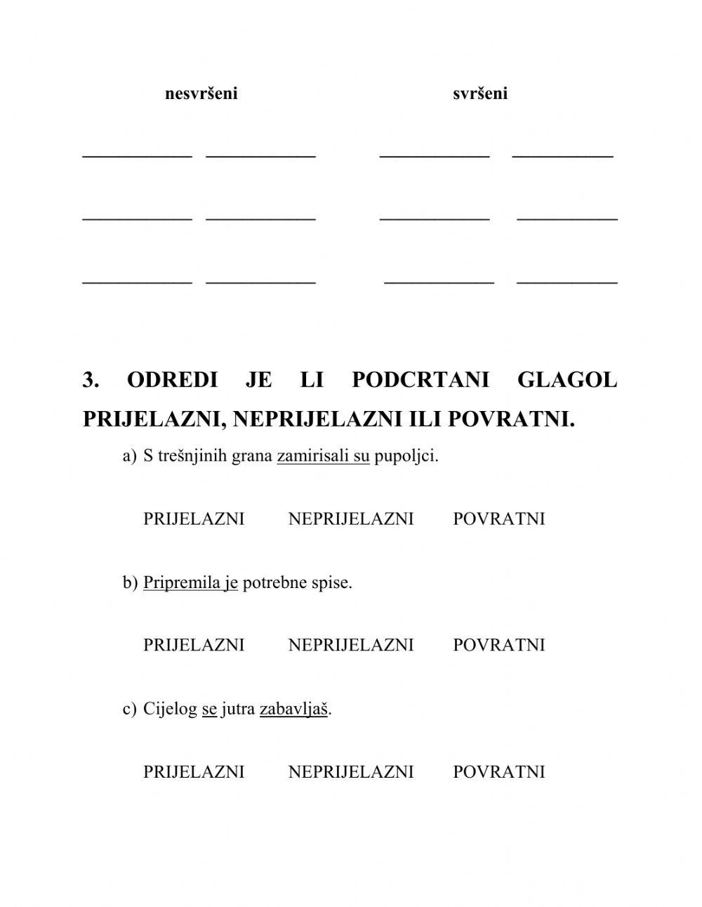 Glagolski oblici - 6.