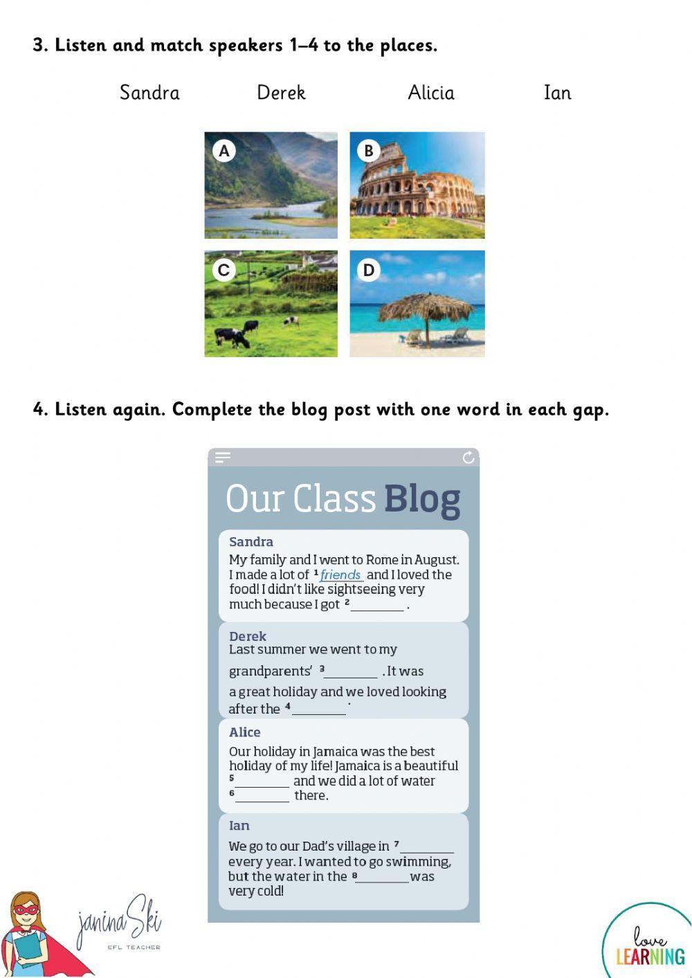 Listening Practice Go Getter 3 Unit 3