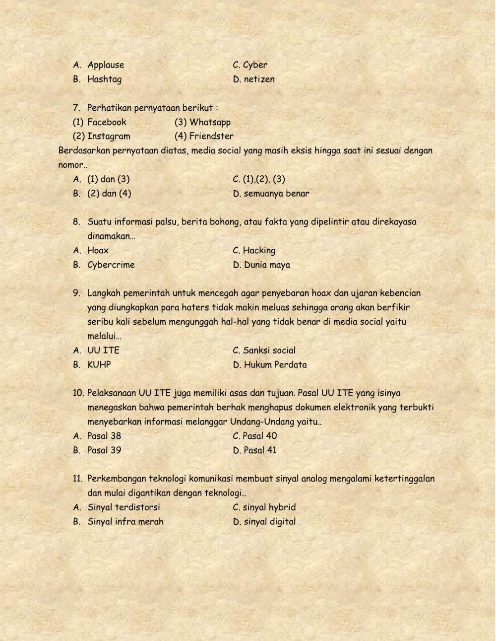 Ulangan informatika-1