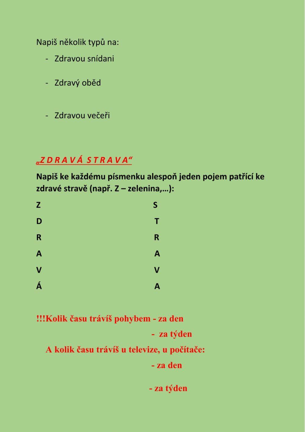 Zdravý životní styl